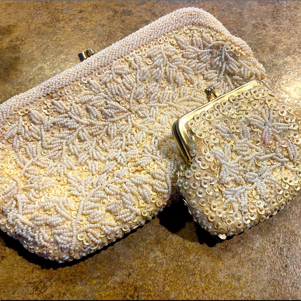 Vintage Handmade Matching Purse Set